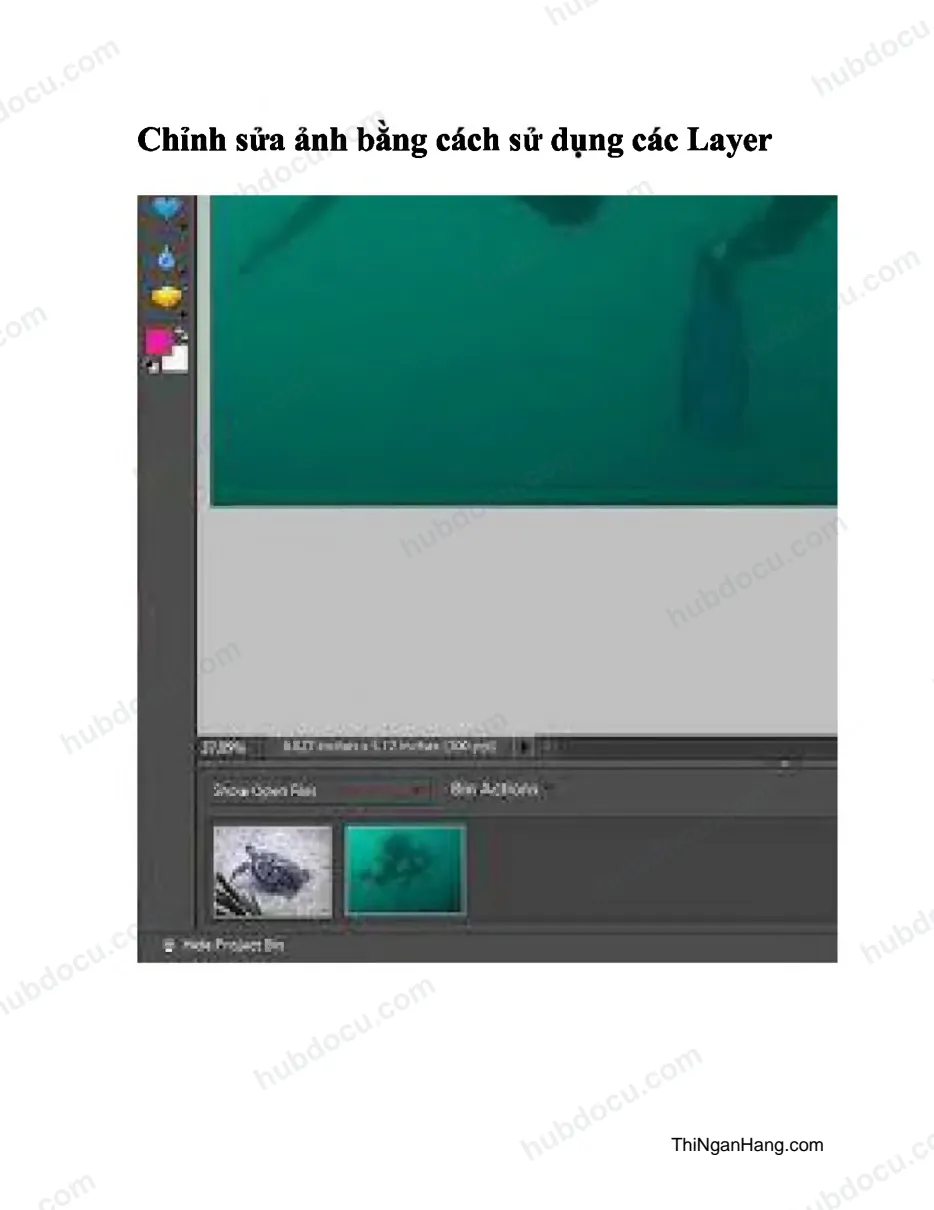 Chỉnh sửa ảnh bằng cách sử dụng các Layer