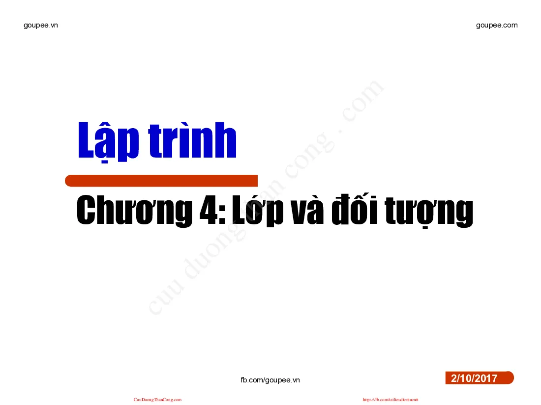 Ngôn ngữ lập trình - Chapter 4 (HUST) Thầy Vũ Song Tùng