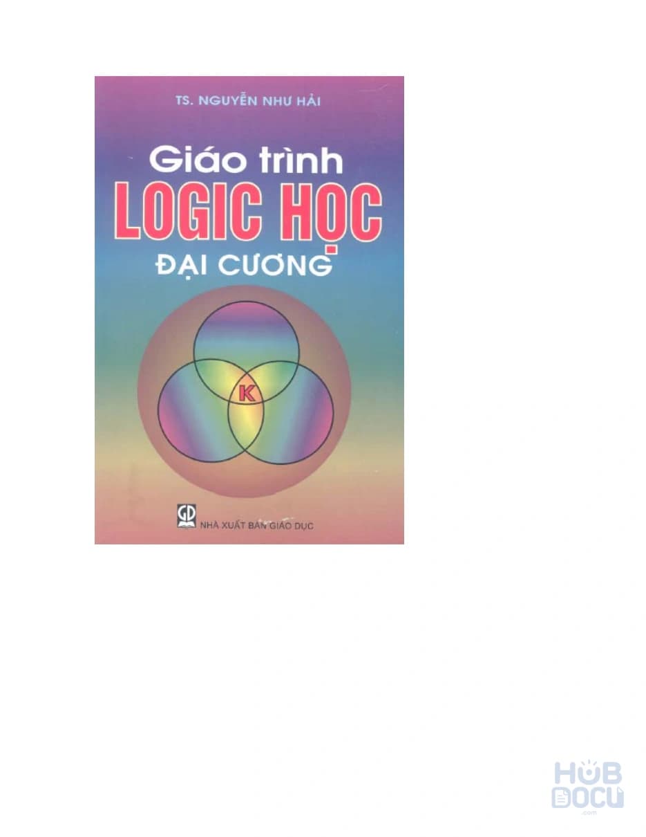 Giao trinh Logic hoc dai cuong Nguyen Nhu Hai 2007