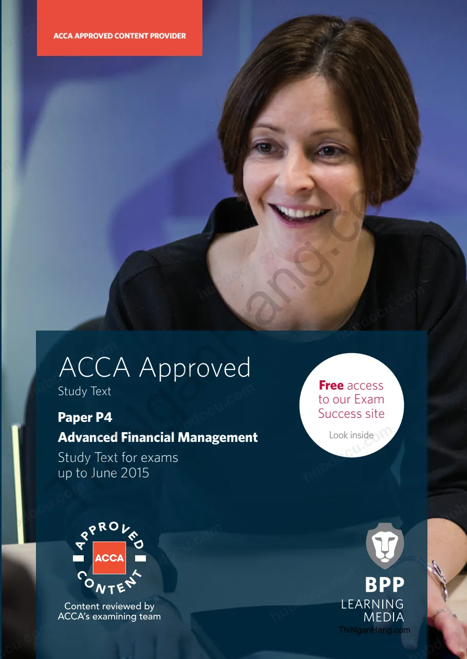 Giáo trình ACCA (P4) Quản trị tài chính nâng cao (Examkits)