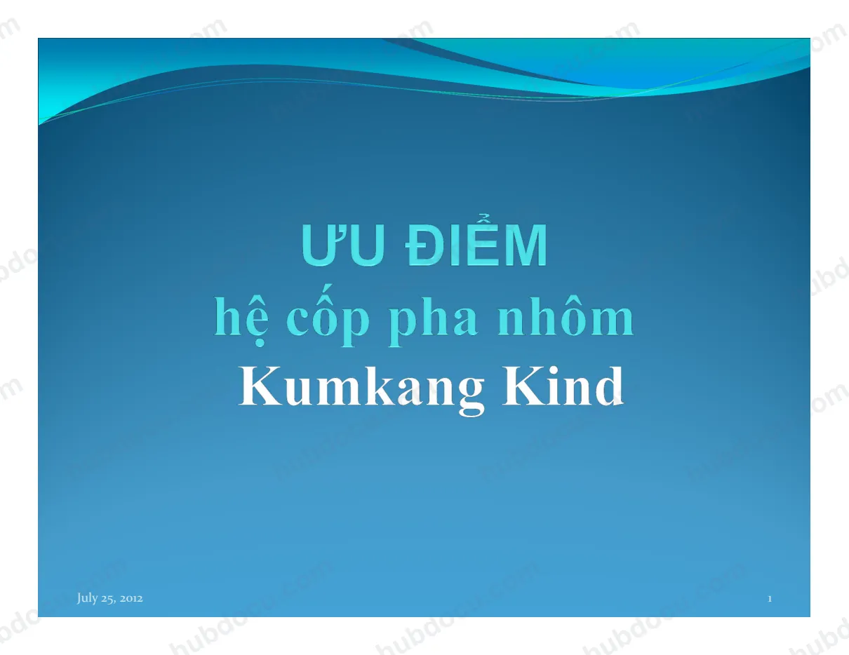 Ưu điểm_ Hệ Cốp Pha Nhôm Kumkang Kind