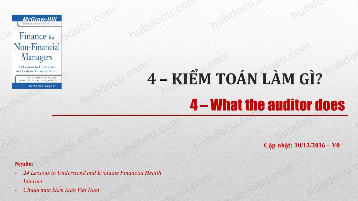 Kiểm toán thật sự làm gì và ý nghĩa ẩn sau công việc kiểm toán