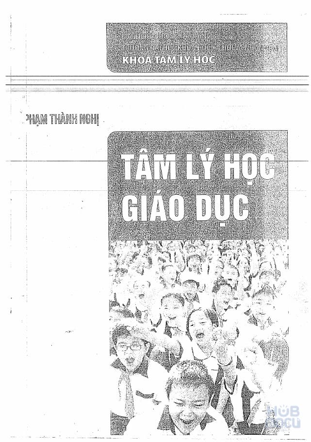 Giáo trình Tâm lý học giáo dục - Nguyễn Quang Uẩn