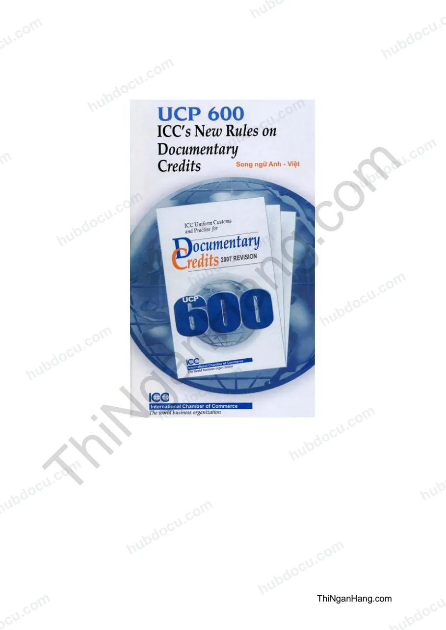 UCP 600: Các quy tắc và thực hành thống nhất về tín dụng chứng từ