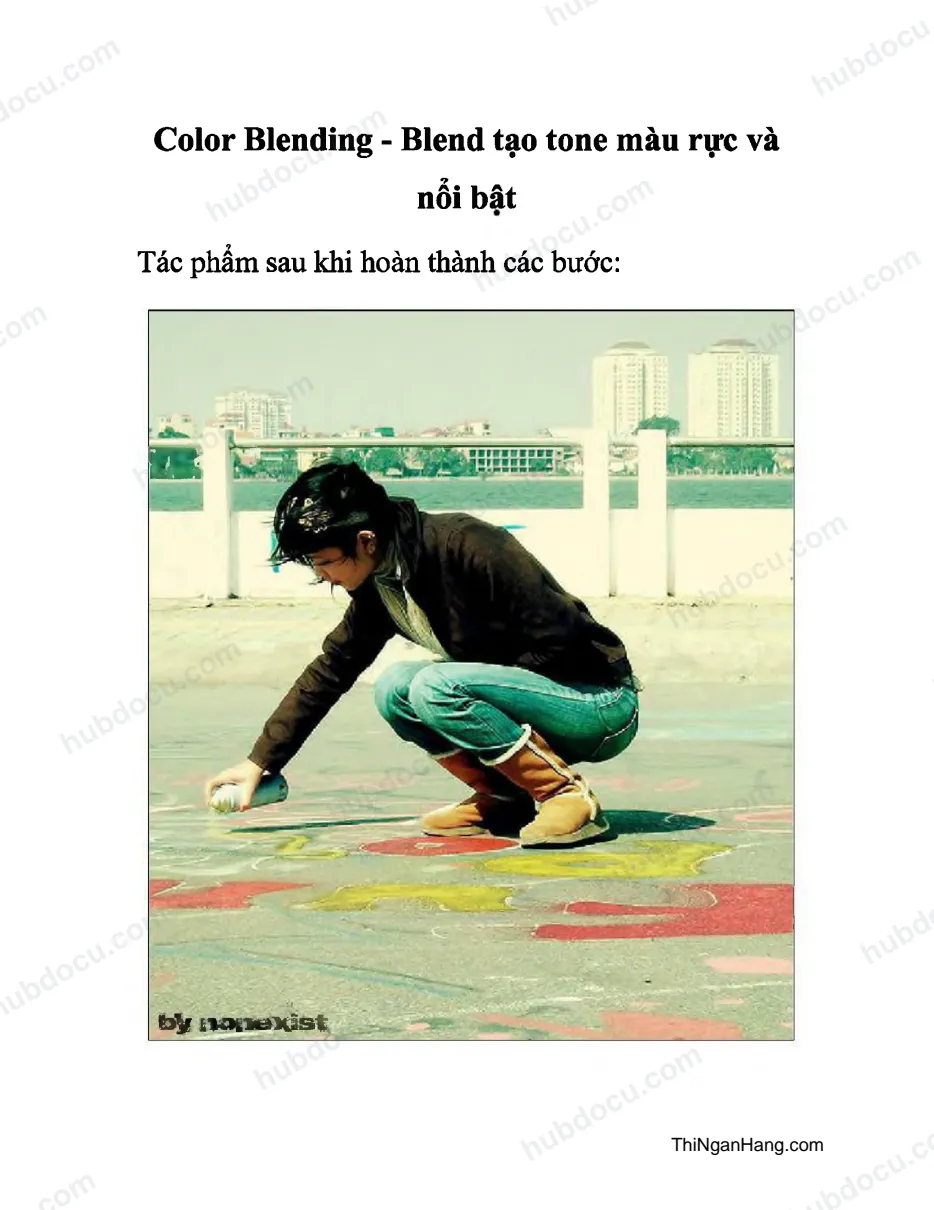 Color Blending - Blend tạo tone màu rực và nổi bật
