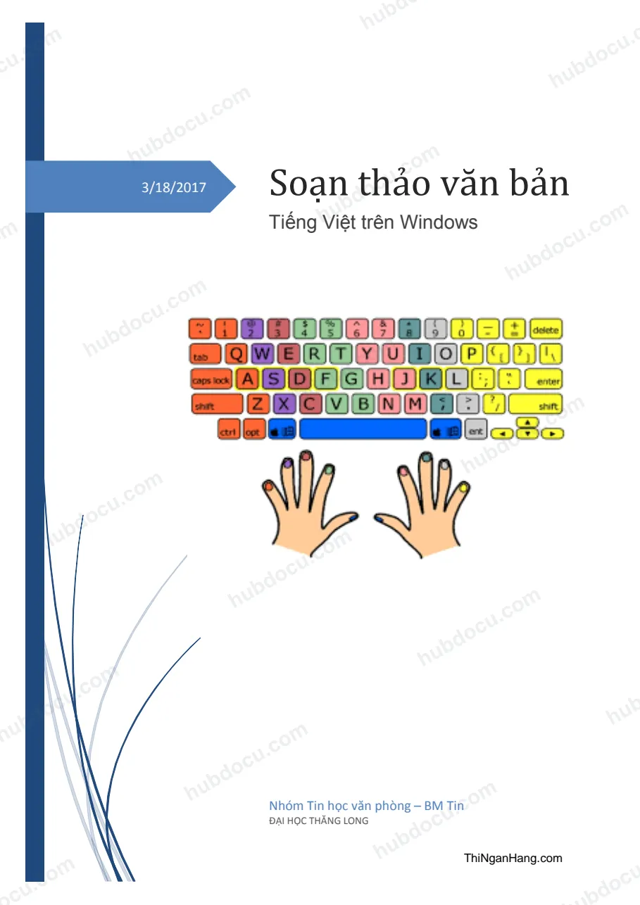 Soạn thảo Văn bản tiếng Việt trên Window