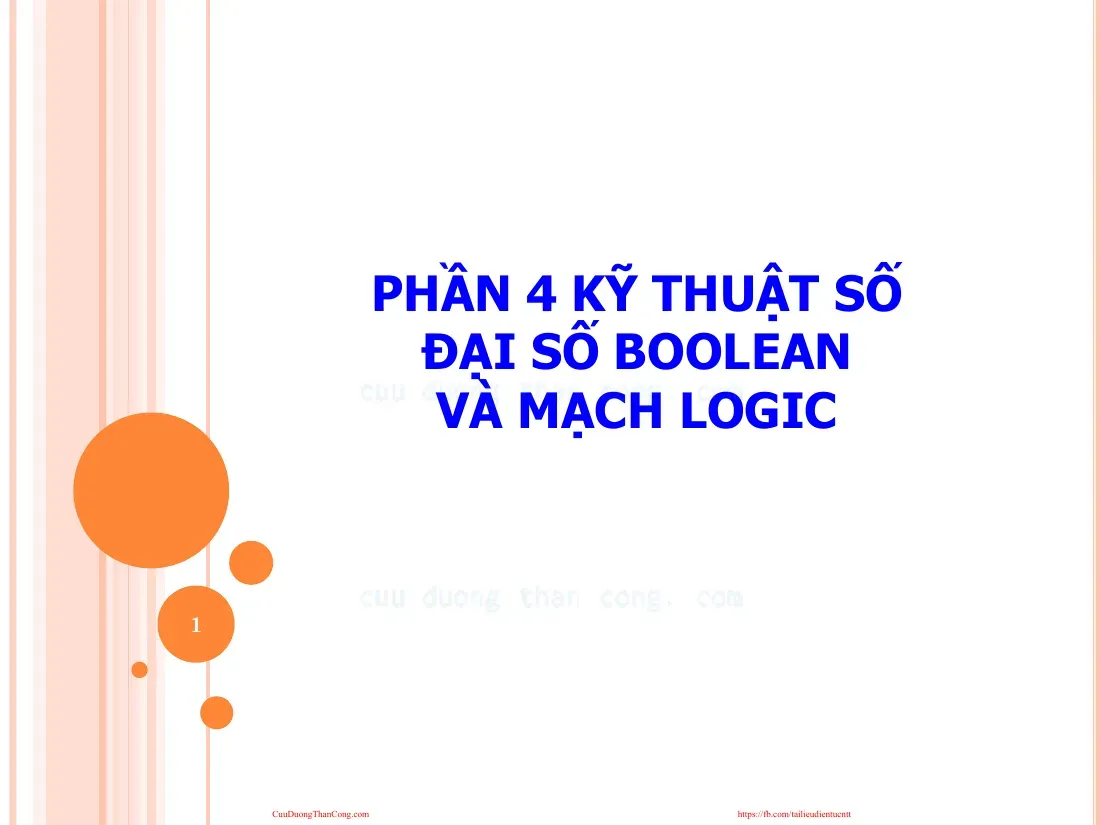 Ky thuat dien tu hoang quang huy et lession phan 4 kt so dai so (Phần 4)