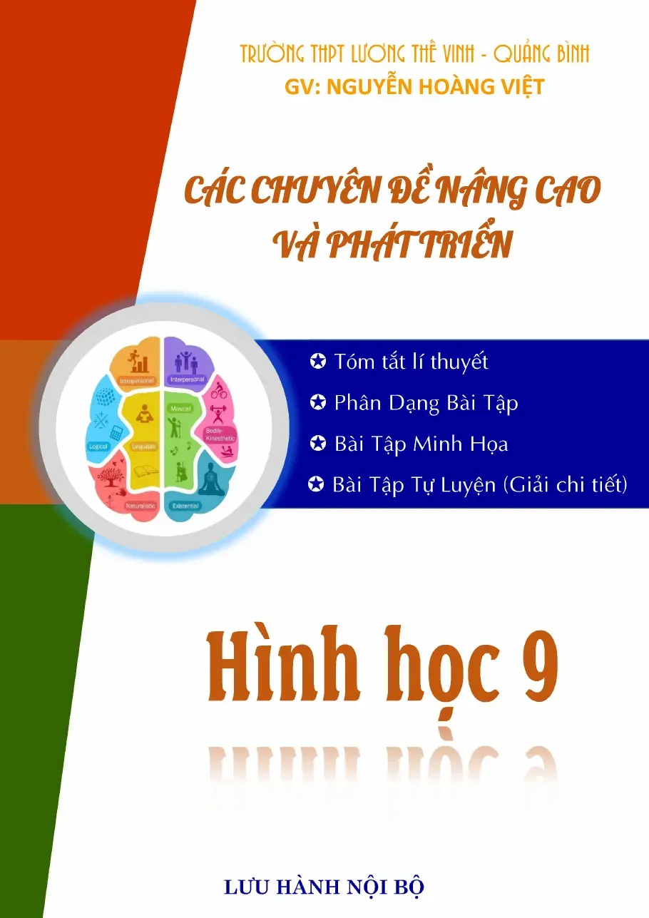 Các chuyên đề nâng cao và phát triển hình học 9 - TG.Nguyễn Hoàng Việt