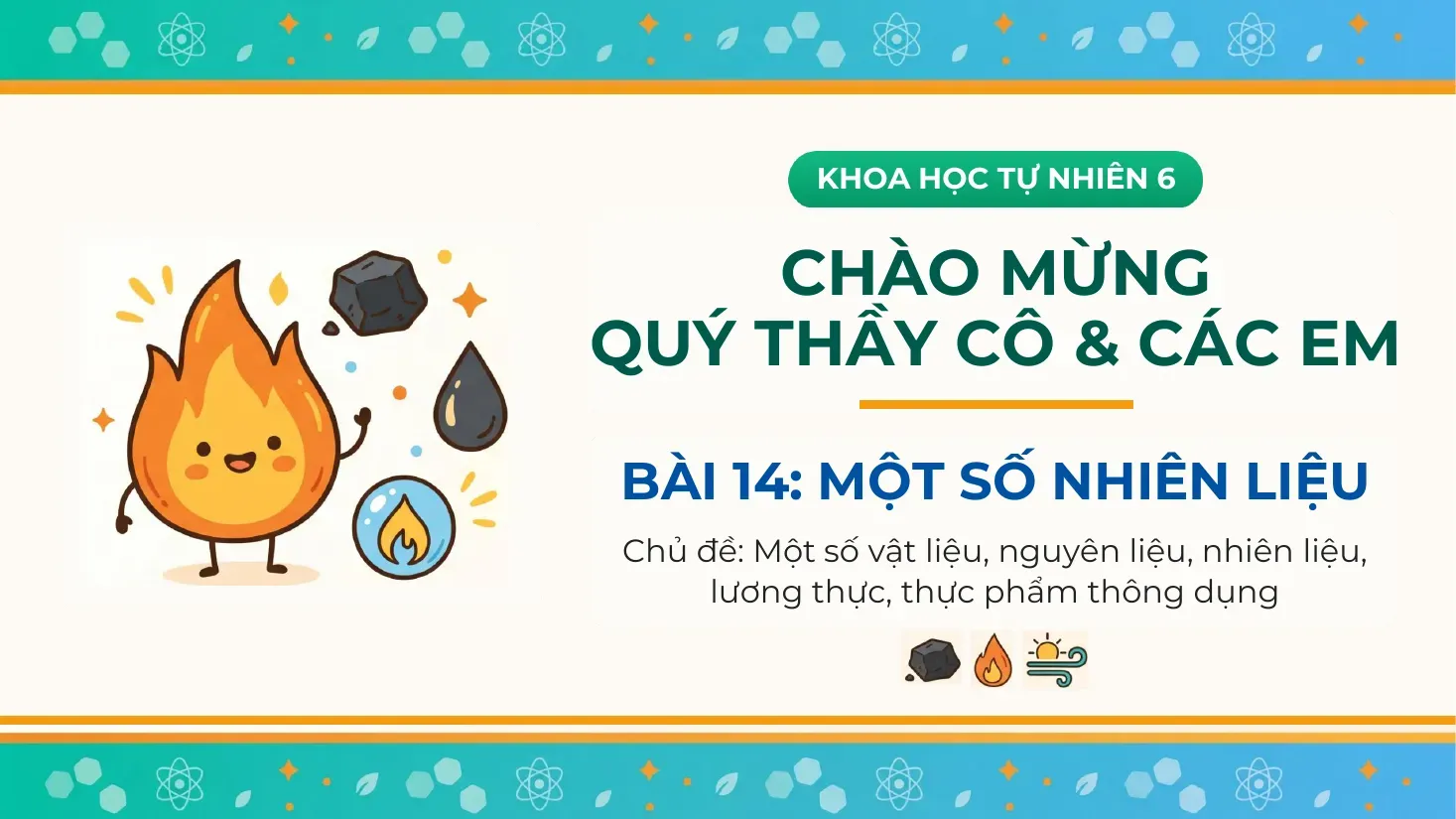 Khoa học tự nhiên Lớp 6 - Bài 14: Một số nhiên liệu