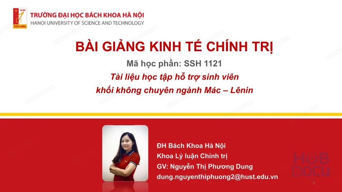 Slide V.2.Hoàn thiện thể chế (Kinh tế Chính trị - Cô Phương Dung)