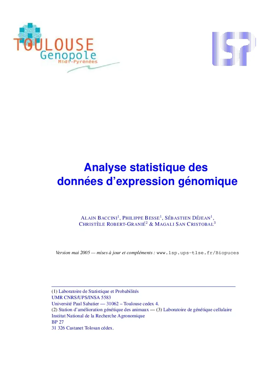 Stat biopuces (Phân tích dữ liệu biểu hiện gen từ biopuces)