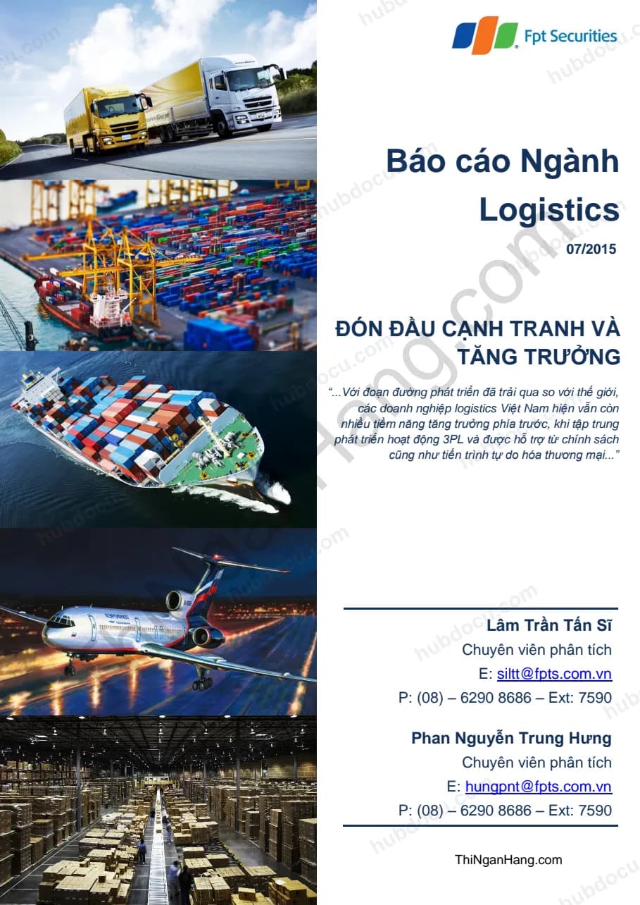 Báo cáo ngành logistics Việt Nam năm 2015