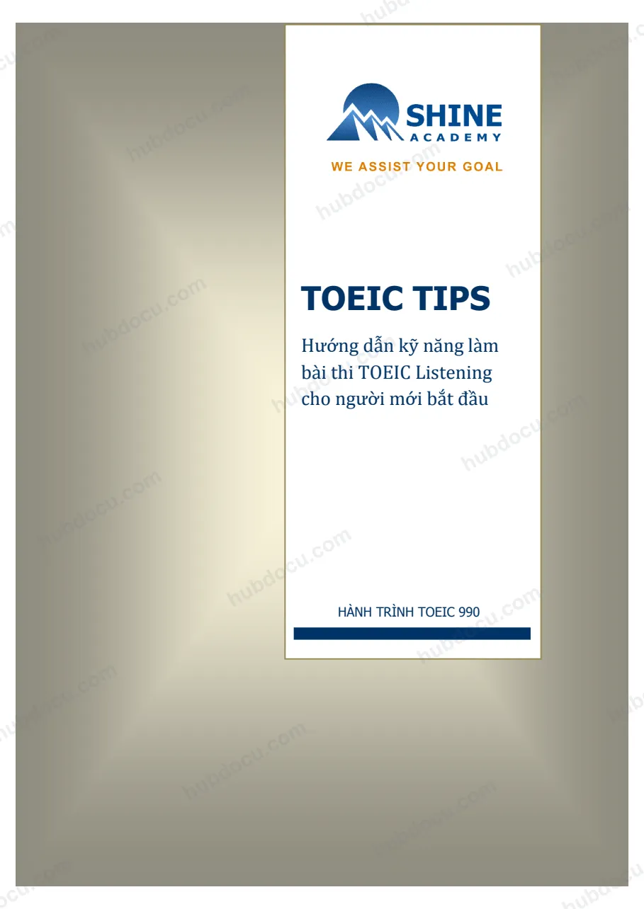 Hướng dẫn kỹ năng làm bài thi TOEIC Listening cho người mới bắt đầu