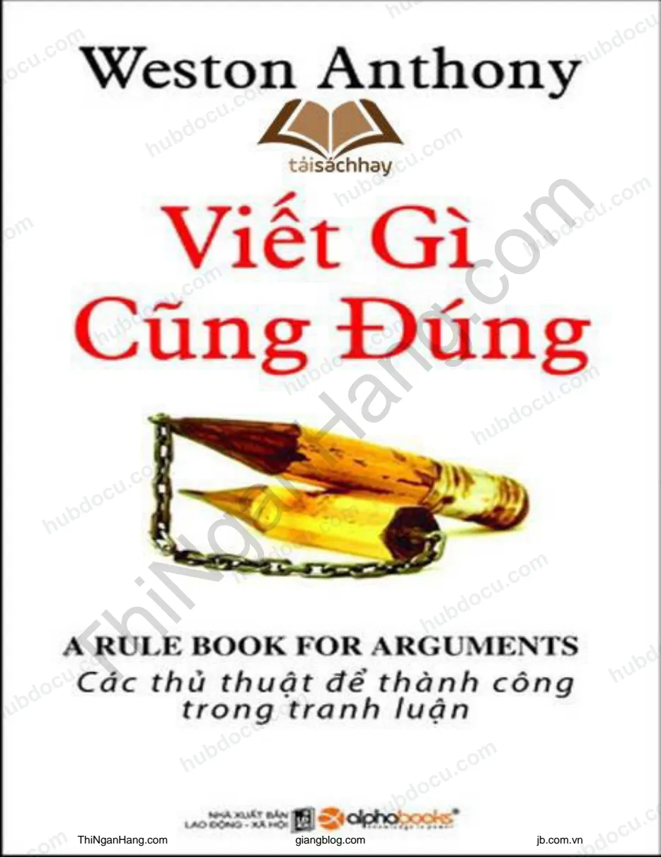 Viết gì cũng đúng - Anthony Weston